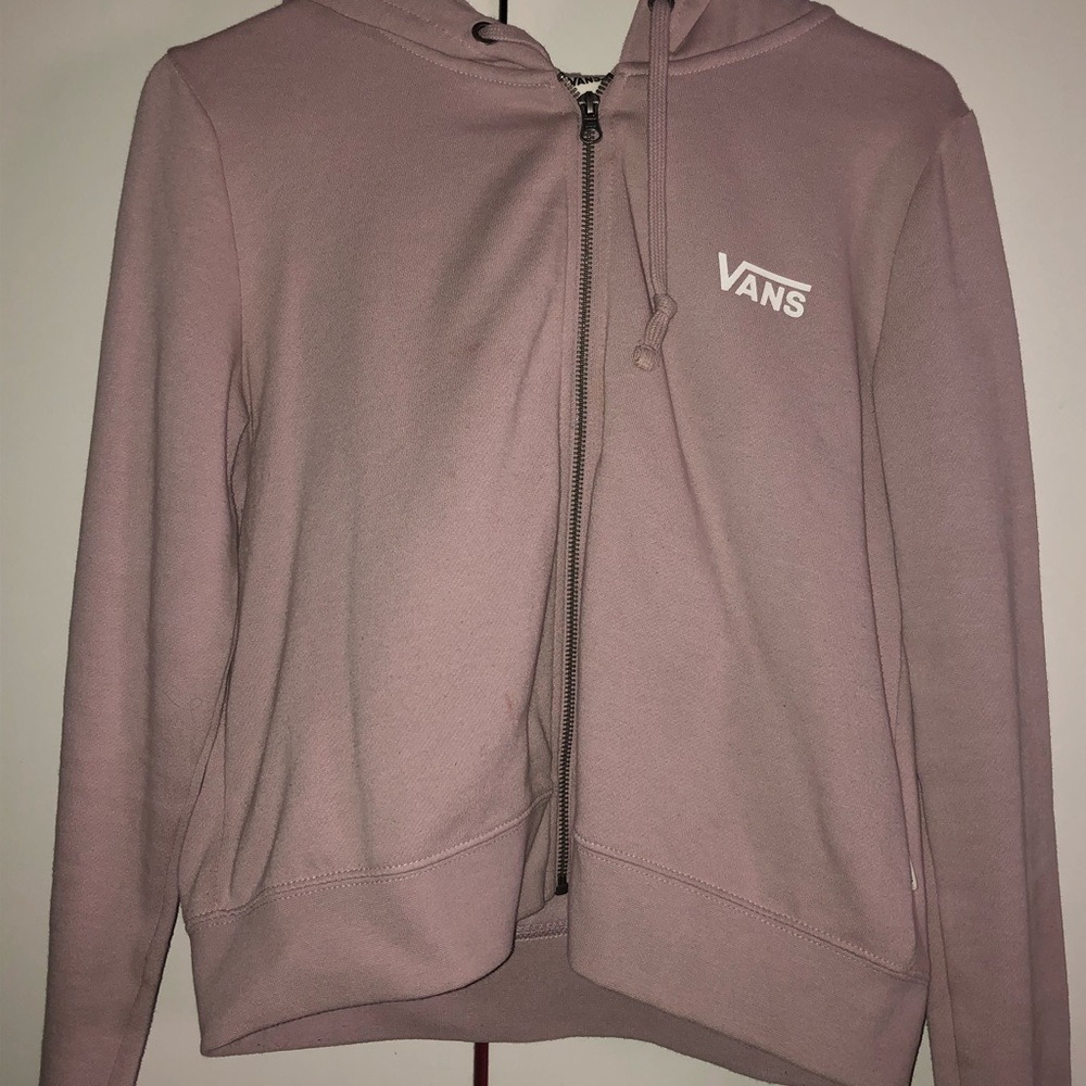 Vans zip up hoodie